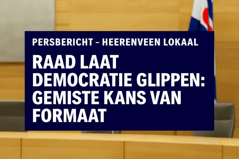 Raad laat democratie glippen
