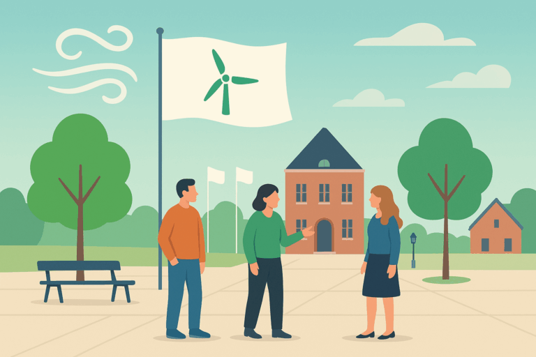 frisse wind in Heerenveen