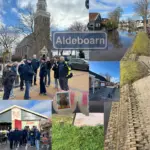 Wijkschouw in Aldeboarn Wijschouw Aldeboarn fotocollage
