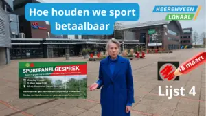 Heerenveen Lokaal wil sport betaalbaar houden