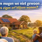 Waarom mogen we niet gewoon op ons eigen erf blijven wonen? Waarom mogen we niet op ons eigen erf blijven wonen